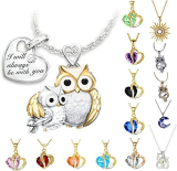 FlekmanArt Heart Pendant Initial Necklaces