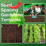  Seed Spacing Gardening Template￼￼