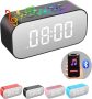  Digital Clock with Bluetooth Speaker￼