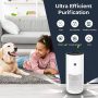 Air Purifiers for Home, Hair Smell Portable Air Purifier with Sleep Mode Speed Contro