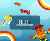 Toy Gun for Nerf Guns w/ Nerf Bullets