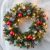 Christmas Wreath 16 Inch Christmas Decorations Wreaths for Front Door with LED Battery