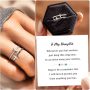  Diamond Crystals Rings Fashion Opening Adjustable Personalized Inspiration Ring￼