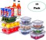  Refrigerator Organizer Bins–10 Pcs￼