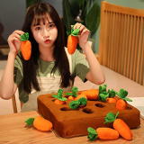 Dog Carrot Plush Toy