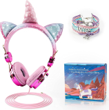 Kids Unicorn Wired Headphones