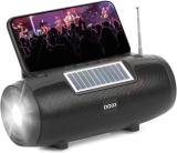 Solar Outdoor Speaker with Flashlight￼