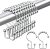 Set of 12 Double Sided Shower Hooks￼