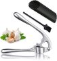  Stainless Steel Garlic Press & Peeler Set￼