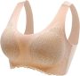  Women Wireless Seamless Push Up Bra￼