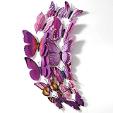 RENUIS 24pcs Butterfly Wall Decor￼
