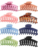  8 PCS Large Hair Claw Clips ￼
