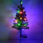 MIANHT Solar Christmas Tree Lights Garden Decoration Lawns LED Color Lamp