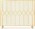  Decorative Gold Fireplace Screen￼