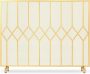  Decorative Gold Fireplace Screen￼