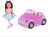 Glitter Girls – Purple Convertible Car & 14-inch Poseable Doll Candice