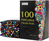  100 Fineliner Fine Point Pens￼