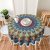 SLICHIO Mandala Round Tablecloth 60 Inch
