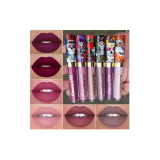  1PC Matte Metallic Pearlescent Skull Single Lipstick￼