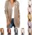 Women’s Casual Cable Knit Cardigan Oversized Open Front