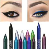  1pc 2 In 1 Metallic Shiny Smoky Eyes Glitter Eyeliner￼