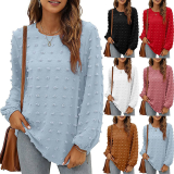 Women Causal Long Balloon Sleeve Shirts