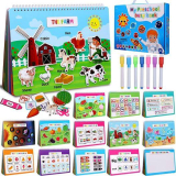 Montessori Preschool Busy Book for Toddlers