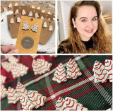 Christmas Tree Earrings￼