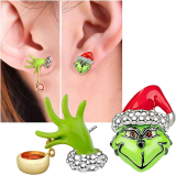 Cute Grinch Earrings￼