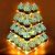 4 Tier Square Cupcake Stand with LED String Light ￼