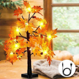 24 Inch Artificial Fall Lighted Maple Tree￼