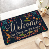 Mexico Mi Case ES Su Case Welcome Cinco Decorative Doormat