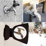 4pcs Faucet Protective Cover Winter Outdoor Water