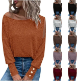 Women Off Shoulder Long Sleeve