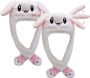  2 Pack Cute Moving Ears Bunny Hat￼