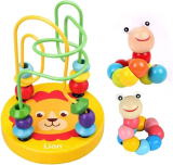  2-in-1 Bead Maze Toy & Caterpillar Toddler Toy for Girls Boys￼