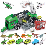 Dinosaur Transport Truck Car Toy for Kids￼