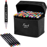 80 Pcs Dual Tip Art Markers Brush Tip￼