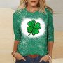 Women St. Patrick’s Day shirt 3/4 Sleeve Dressy Casual Tops