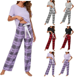 Women Pajamas Loungewear Two-Piece Sleepwear Pj Set