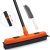 Rubber Broom Carpet Rake for Pet Hair Remover￼