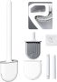 Silicone Toilet Brush and Quick Dry Holder
