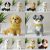 Dogs Plush Pet Model Animal Toys