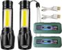  2 Pack Rechargeable Flashlights