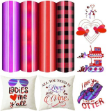 Heat Transfer Vinyl Bundle Holographic & Pattern Mixed￼
