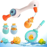 Bath Toys Bathtub Toy with Magnetic Fishing Games Toys￼