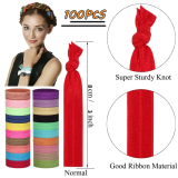 100Pcs Elastic Hair Ties