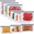 10 Pack Reusable Ziplock Bags Silicone