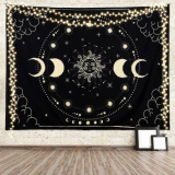 Sparkling Wall Tapestry with Rhinestones￼