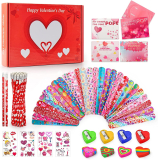 28 Pack Valentines Day Gift Sets for Kids